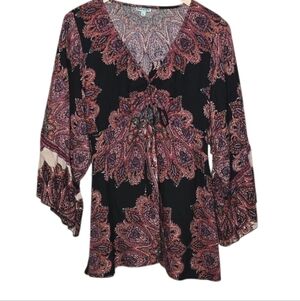 Nostalgia Paisley Boho Tunic